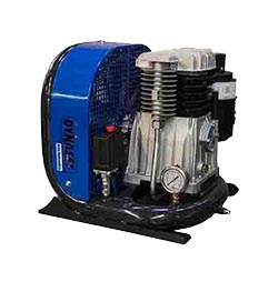 The Dynaset HK450 hydraulic powered piston air compressor.